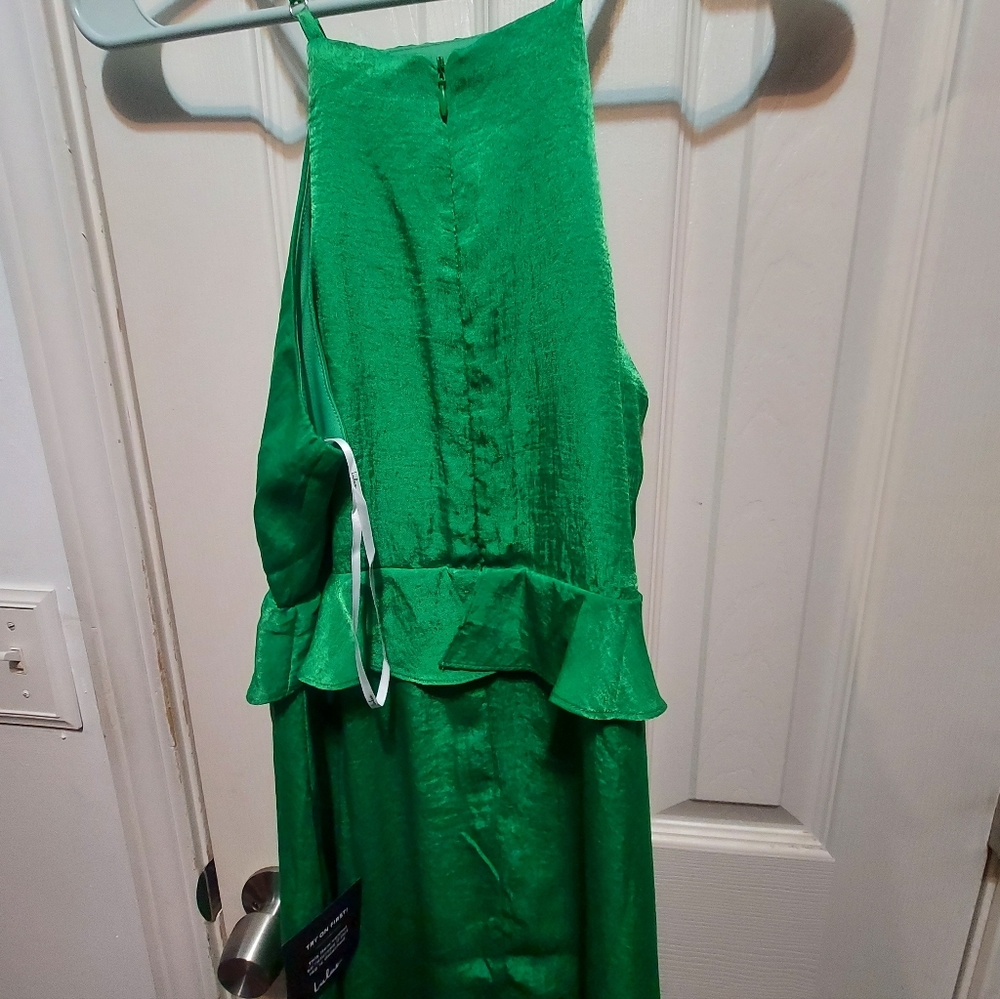 Lulu's Vibrant Green Mini Dress